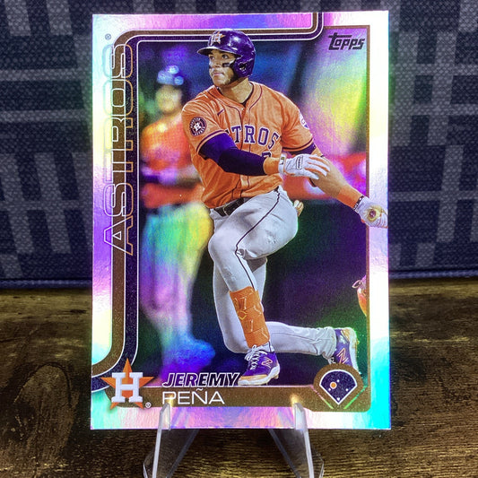 2025 Topps Series 1 - Jeremy Pena #307 Rainbow Foilboard FREE SHIPPING