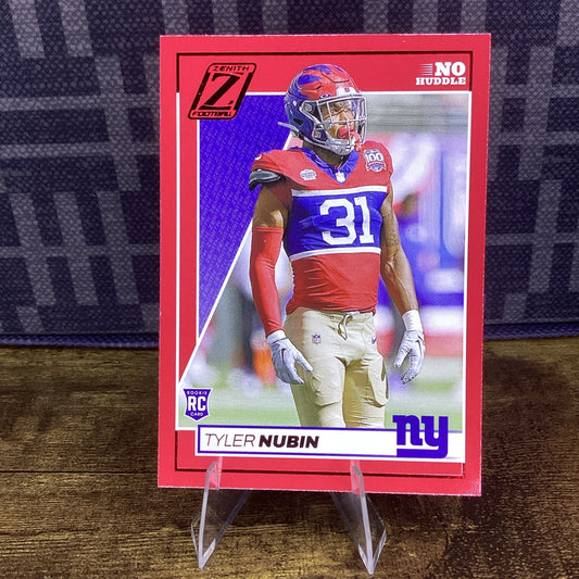 2024 Panini Zenith #196 Tyler Nubin No Huddle Red RC New York Giants