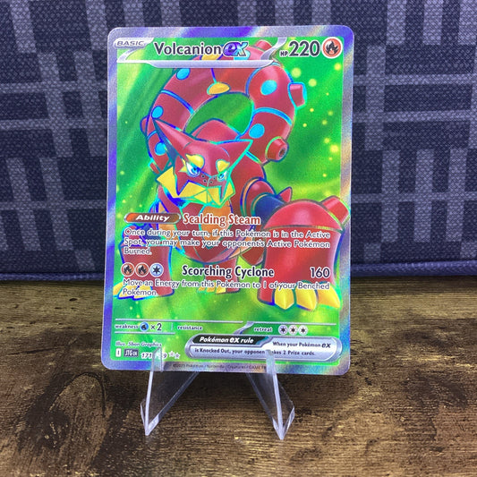 Pokemon Volcanion ex 171/159 Sv09: Journey Together Holo Full Art Mint