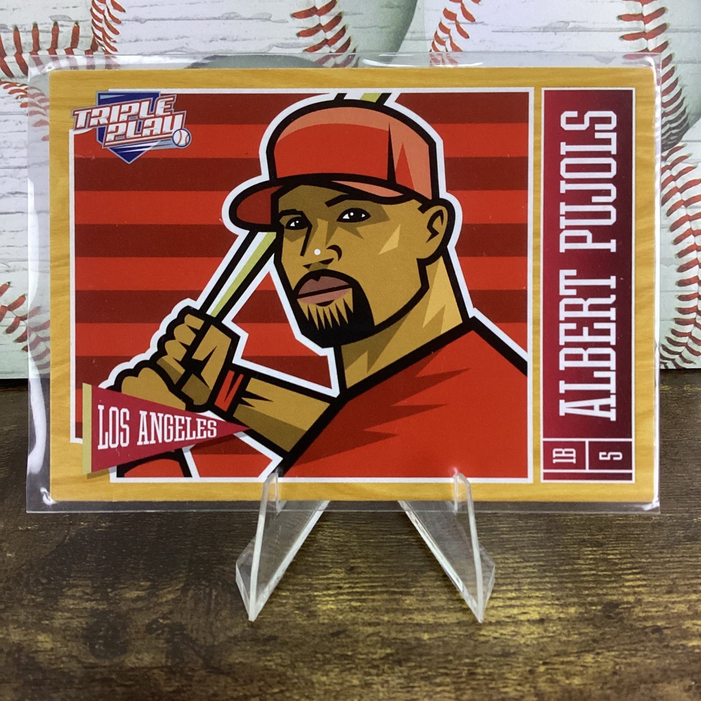 2013 Panini Triple Play - Albert Pujols #38 - LOS ANGELES
