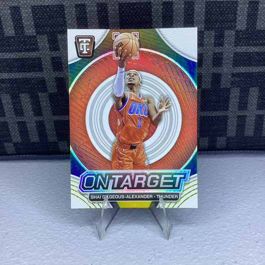 2024-25 Shai Gilgeous-Alexander [White Platinum Mirror] #14 Number 19/25