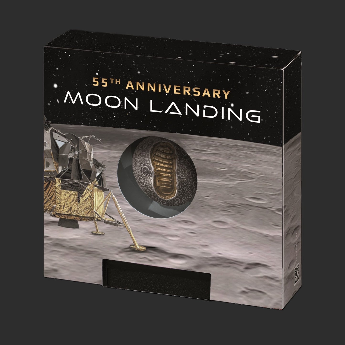 2024 Barbados 55th Ann. of Apollo 11  Moon Landing Spherical 1 oz Silver Coin