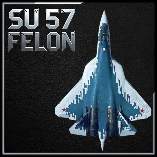 Russian SU 57 Felon Jet Shaped 1 oz Copper Metal