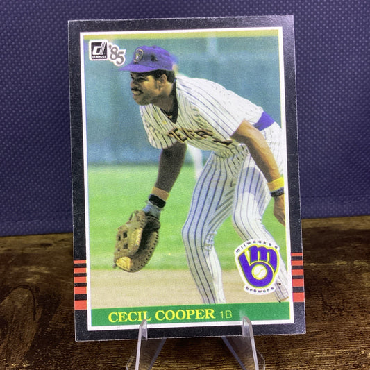 1985 Donruss - Cecil Cooper #170 Milwaukee Brewers