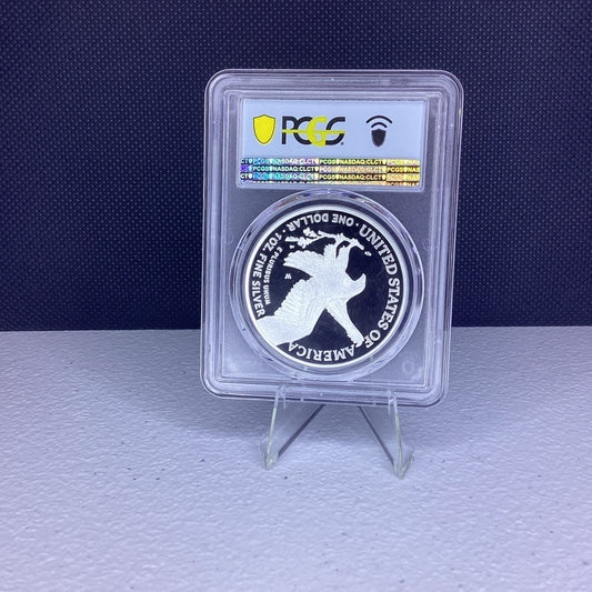 2022-W Proof American Silver Eagle Coin PCGS PR70 DCAM Type 2 First Day Of Issue