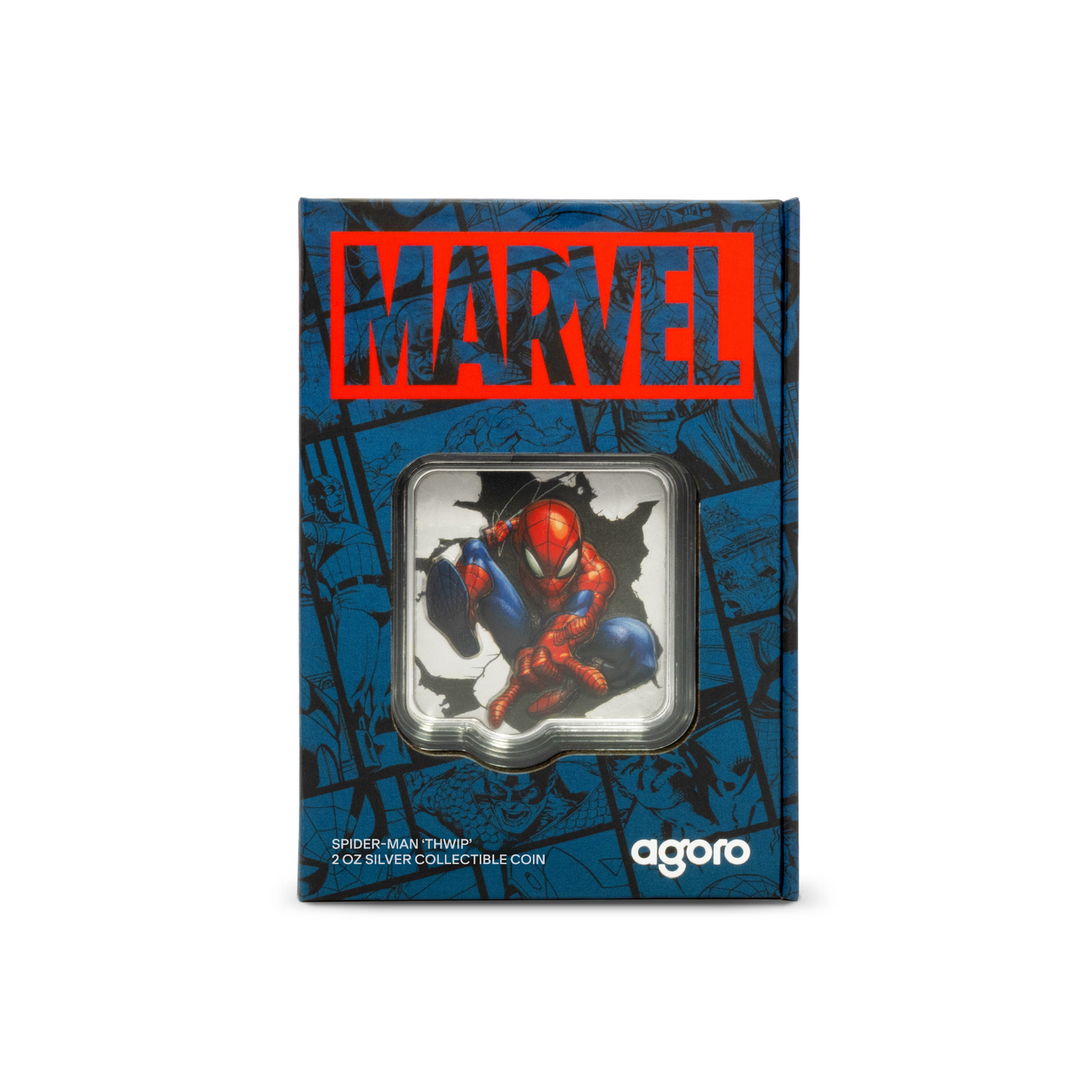 2025 Marvel - Smash - Ultra High Relief - Spider Man THWIP 2oz Silver Coin