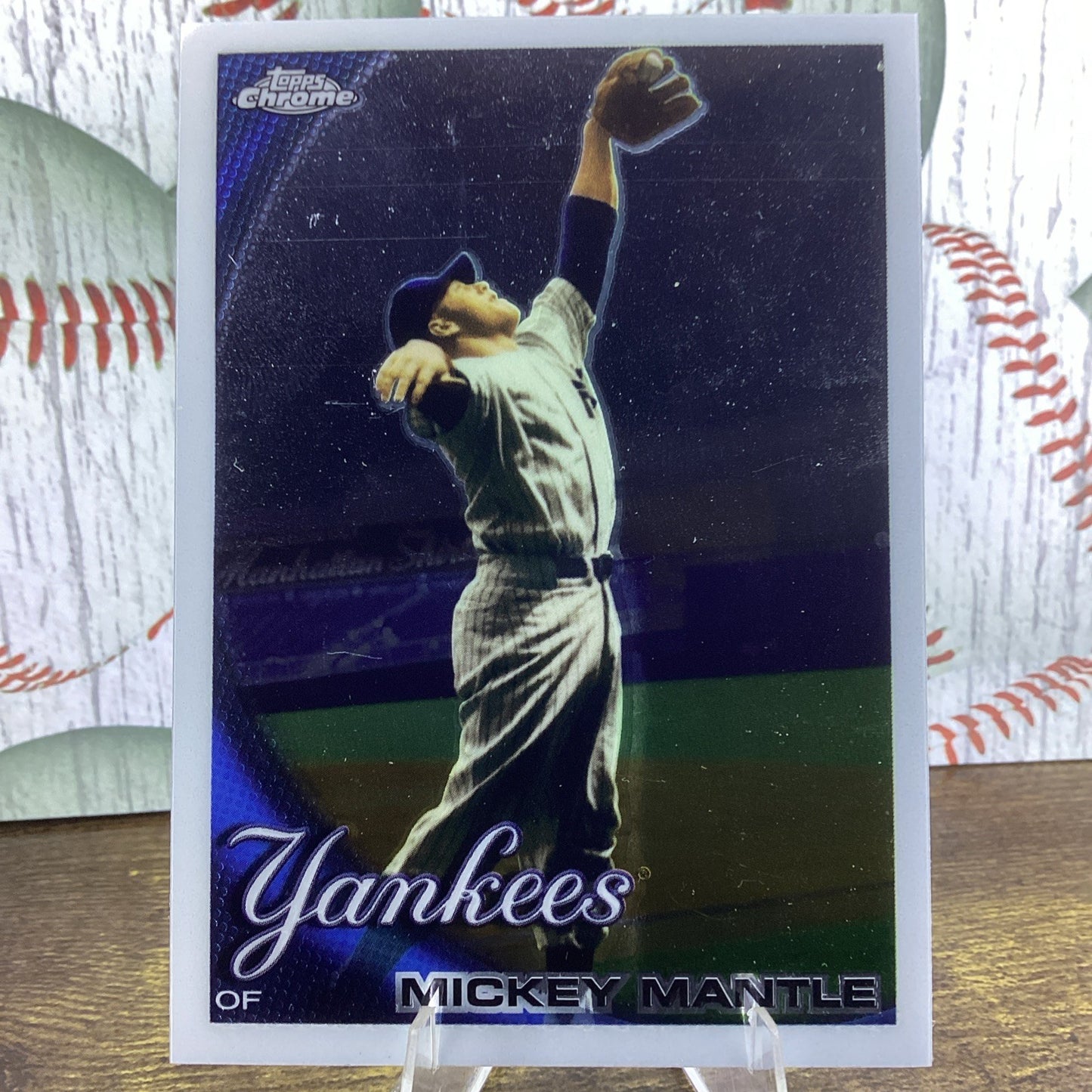 2010 Topps Baseball Mickey Mantle Card #7 New York Yankees Hall Of Famer
