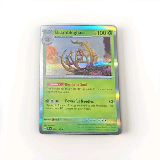 NM Pokemon Temporal Forces Brambleghast Reverse Holo 021