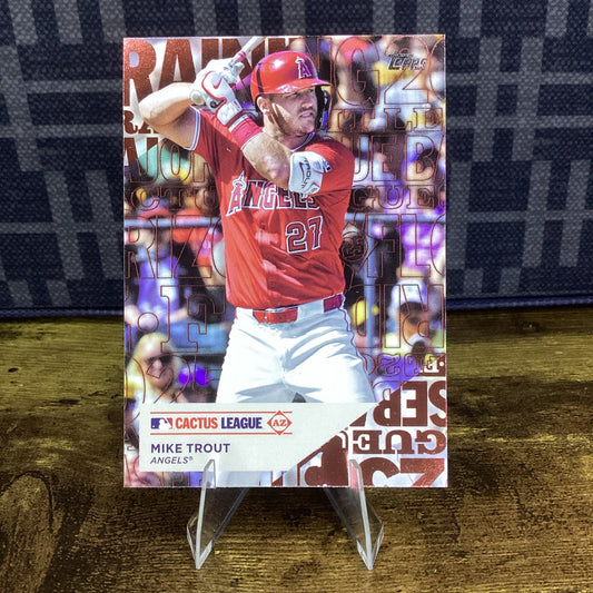 2025 Topps Cactus League #TG-8 Mike Trout Angels