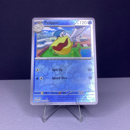 Pelipper - Reverse Holo - 039/159 - Journey Together - English - NM/M - Pokemon
