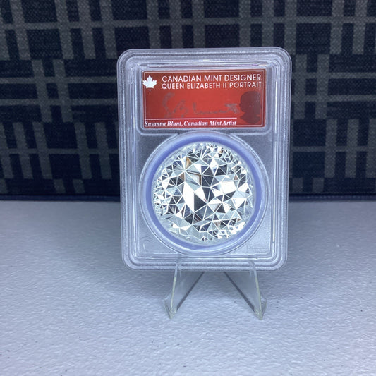 2022 SILVERLAND-THE ROCK UHR 2oz SILVER PCGS PR70 Signed by Susanna