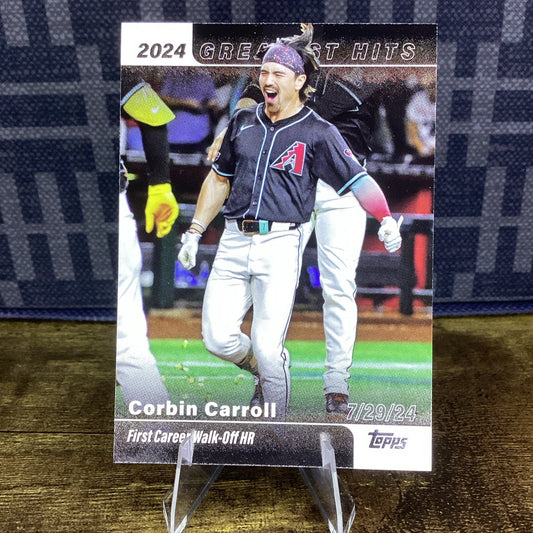 2025 Topps Series 1 Corbin Carroll #GH-7 2024 Greatest Hits Diamondbacks