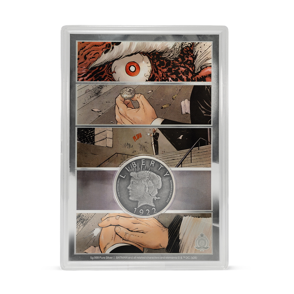 2026 Agoro Two Face's Coin Batman DC Comics Collectible Silver Set Mint 2000
