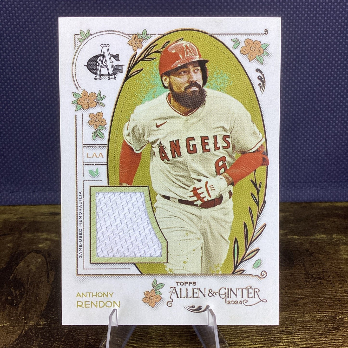 2024 Topps Allen and Ginter Relic #AGR-ARE Anthony Rendon Used Jersey Los Angels
