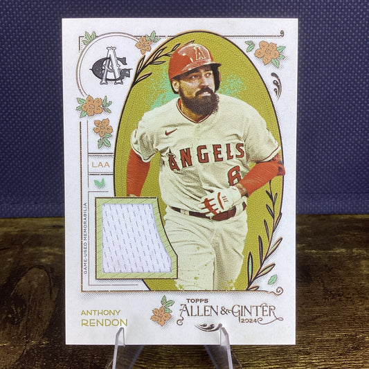 2024 Topps Allen and Ginter Relic #AGR-ARE Anthony Rendon Used Jersey Los Angels