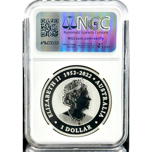 2023 Australia Brumby Horse BU 1 oz .999 Silver Coin - NGC MS 70