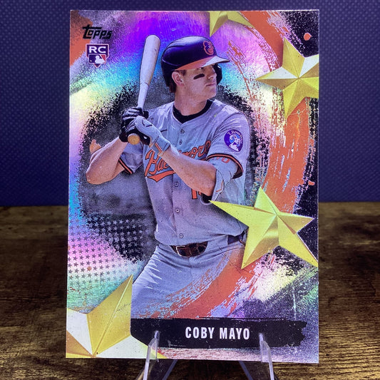 2025 Topps Series One Stars of MLB Coby Mayo Insert RC