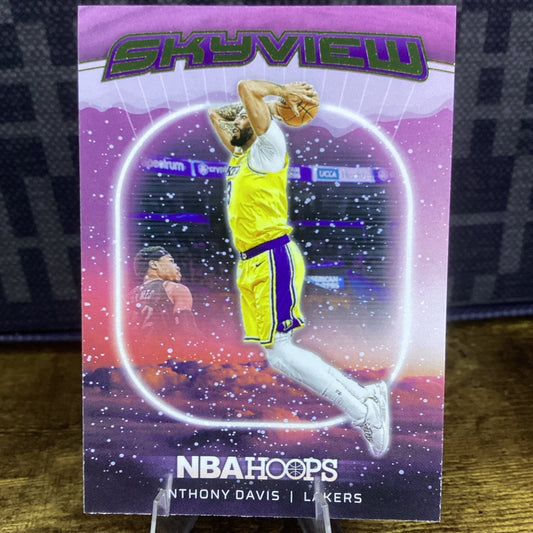 Anthony Davis 2024-25 Panini NBA Hoops SkyView Winter Insert #12 Lakers