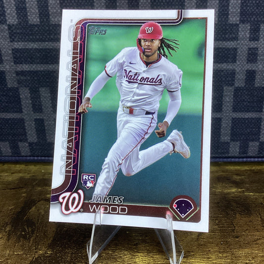 2025 Topps Series 1 Base James Wood RC Washington Nationals #181