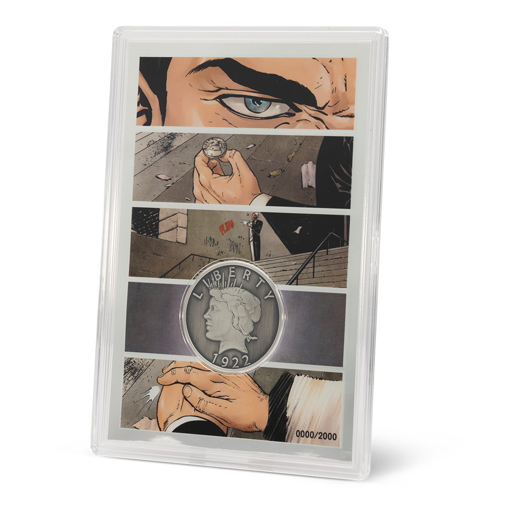 2026 Agoro Two Face's Coin Batman DC Comics Collectible Silver Set Mint 2000