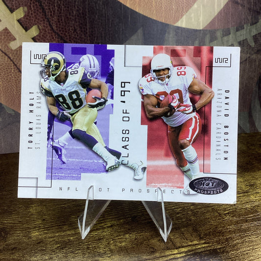 2002 Fleer Class of '99 NFL Hot Prospects David Boston / Torry Holt #d 598/750