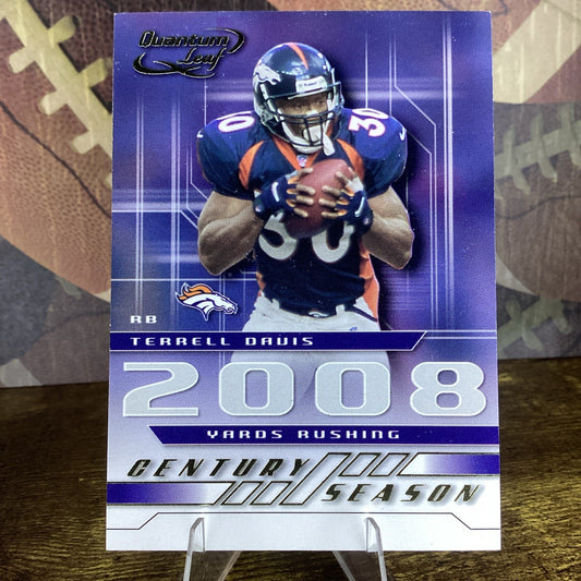 2001 Quantum Leaf Century Season /1000 Terrell Davis #CS-41 HOF