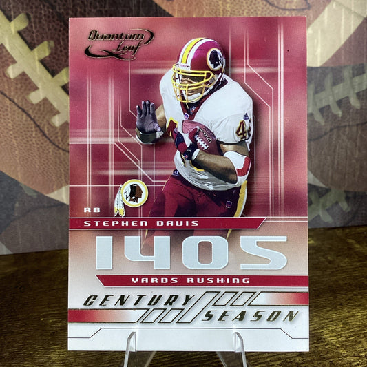 2001 Quantum Leaf Century Season /1000 Stephen Davis #CS-39