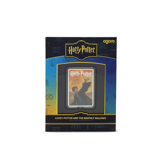 2025 Niue Harry Potter and the Deathly Hollows Book Cover 2 oz Silver Coin