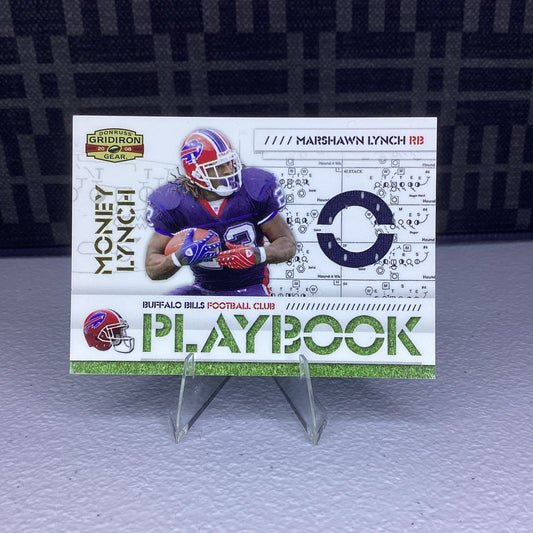 Marshawn Lynch 2008 Donruss Gridiron Gear Playbook #PL-22 157/250 🔥🏈
