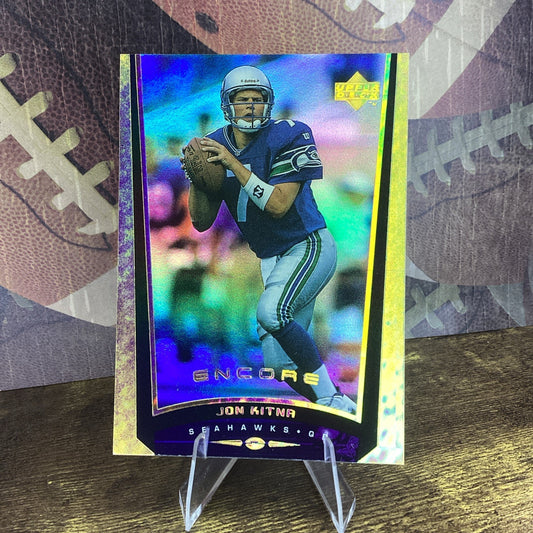 1998 Upper Deck Encore Jon Kitna Seattle Seahawks #133 Gold FX /125