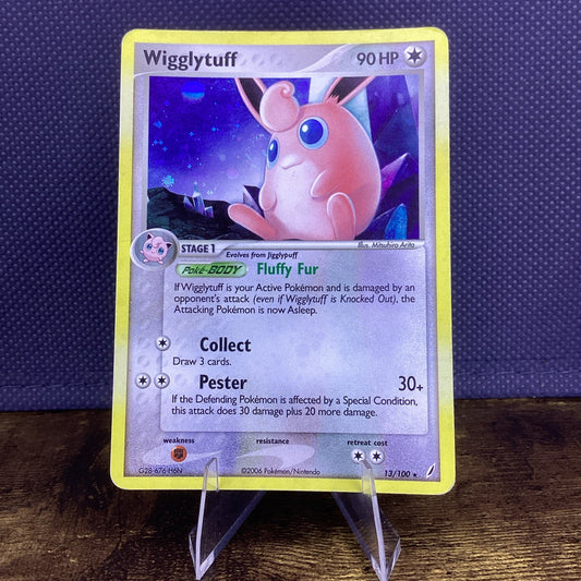 Wigglytuff 13/100 Holo Rare Crystal Guardians Pokémon Card Tcg 2006