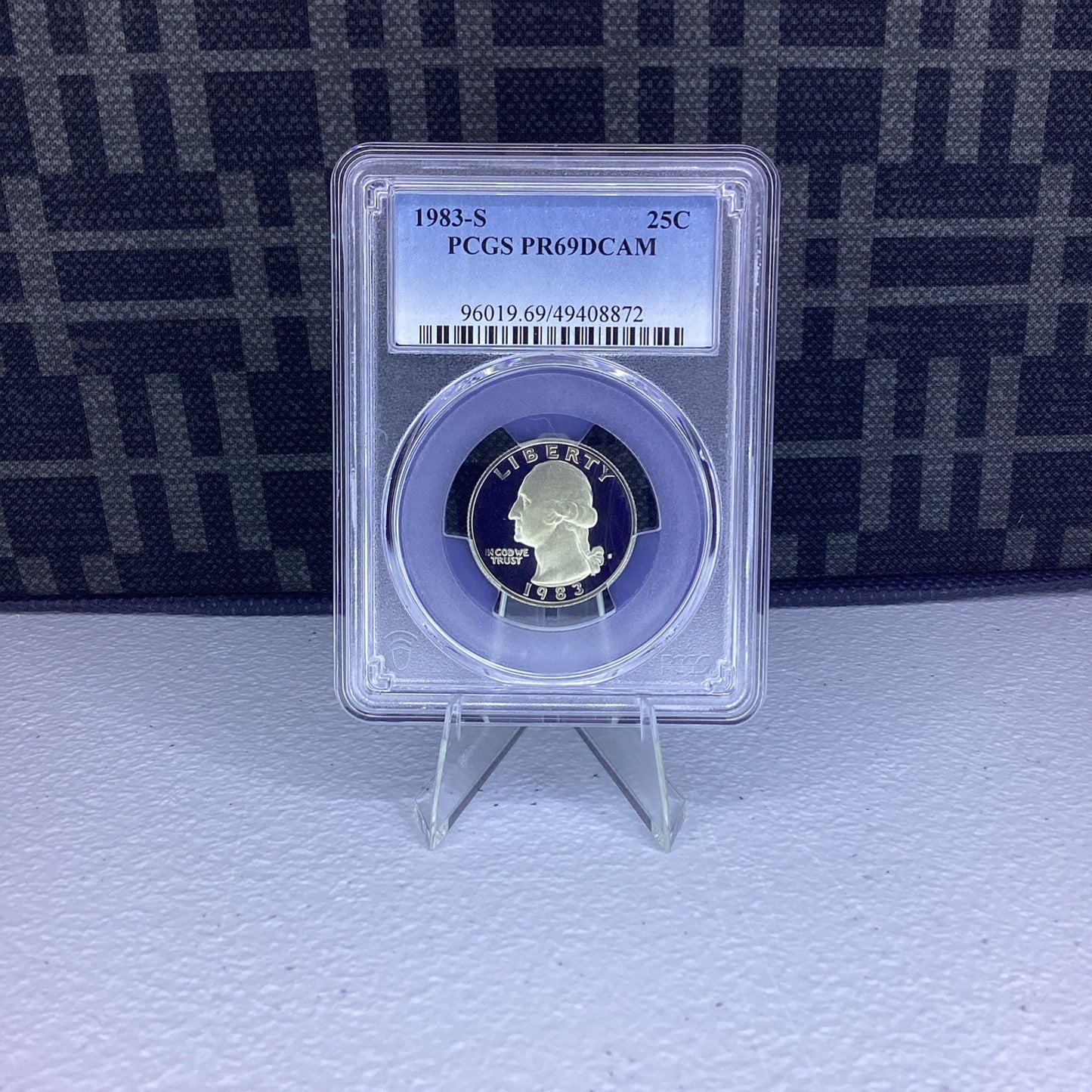 1983 S 25C Washington Quarter Proof PCGS PR69DCAM