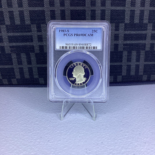 1983 S 25C Washington Quarter Proof PCGS PR69DCAM