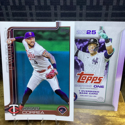Carlos Correa 2025 Topps Series 1 - Oversized Card (image variation) #275 Twins