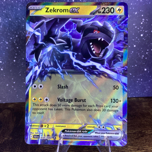 Zekrom ex 034/086 Pokemon SV: Black Bolt NM - 0049