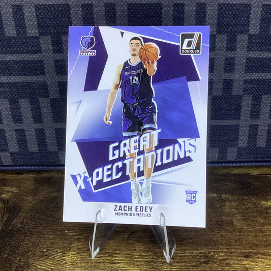 2024-25 Donruss #13 Zach Edey Great X-Pectations