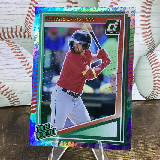2025 Panini Donruss - Rated Prospects Marcelo Mayer #109 Rockets (RC)