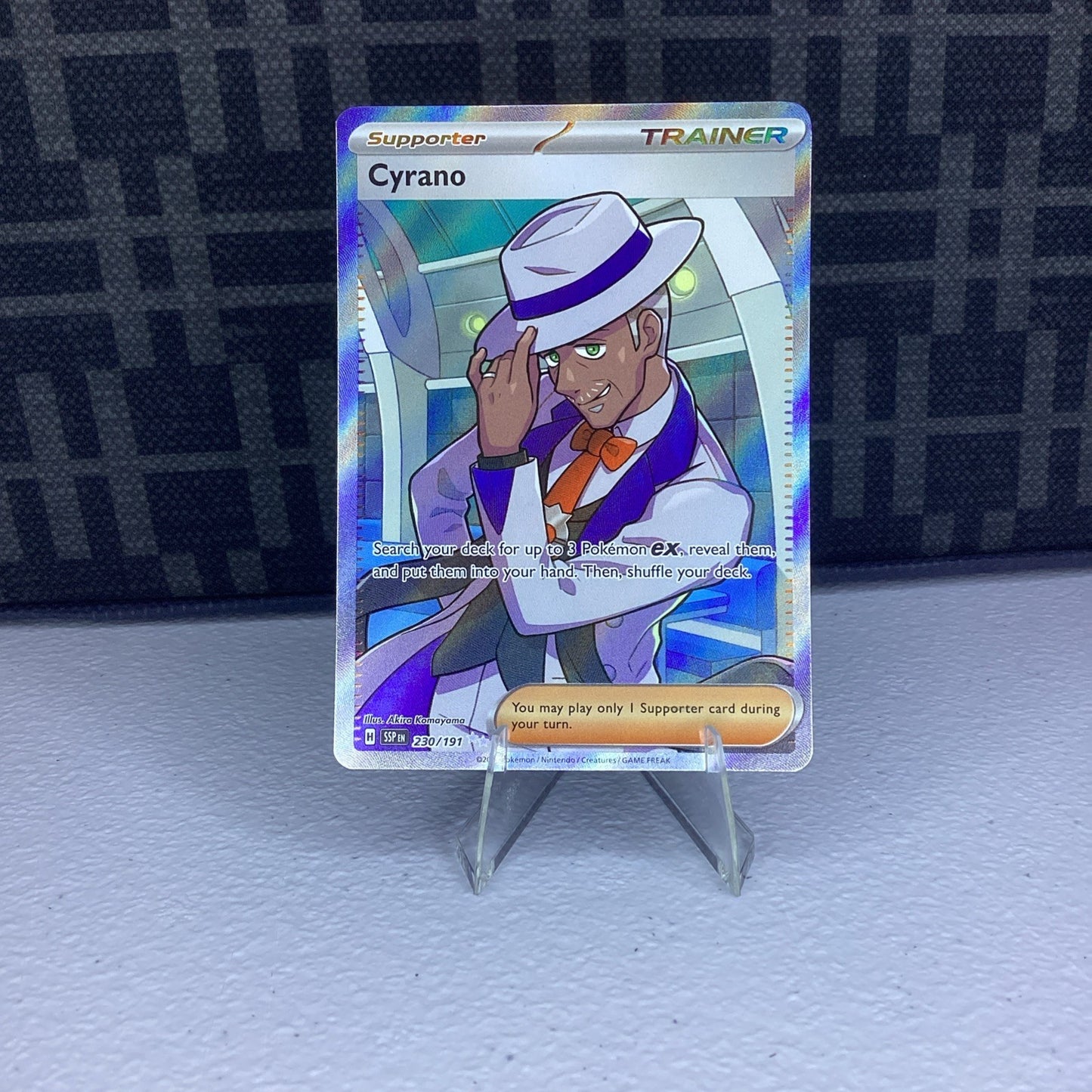 Cyrano 230/191 Surging Spark (SSP) NM Full Art Pokemon Card