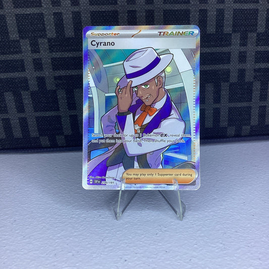 Cyrano 230/191 Surging Spark (SSP) NM Full Art Pokemon Card