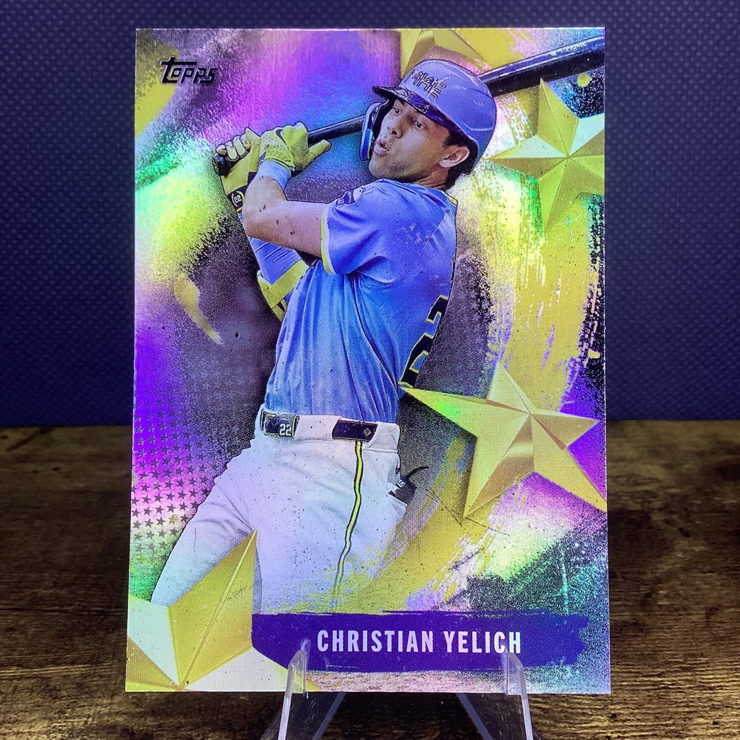 2025 Topps Series One Stars of MLB Christian Yelich Insert