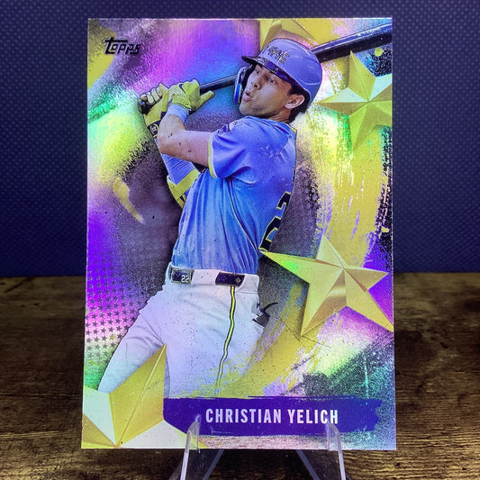 2025 Topps Series One Stars of MLB Christian Yelich Insert