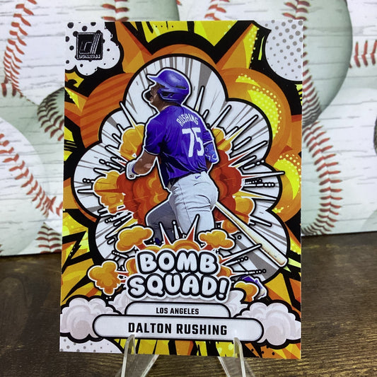 2025 Panini Donruss - Bomb Squad Dalton Rushing #5 (RC)