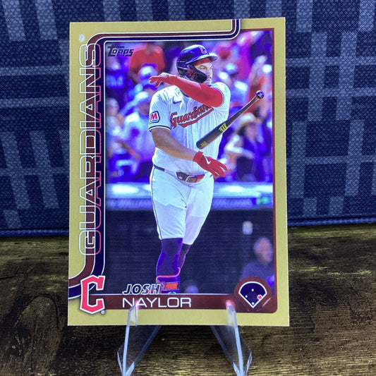 2025 Topps Series 1 Josh Naylor Gold #840/2025 Guardians