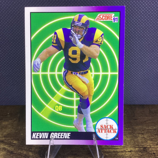 1991 Score - Sack Attack Kevin Greene #658