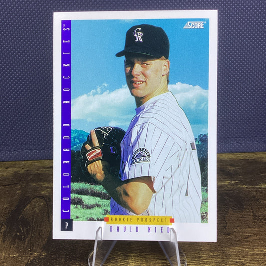 David Nied #553 1993 Score Colorado Rockies Baseball Card MLB NM