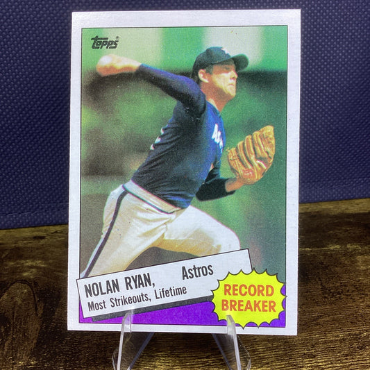 Nolan Ryan 1985 Topps #7 Houston Astros MLB Baseball