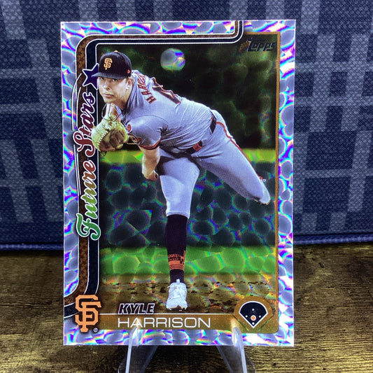 2025 Topps Kyle Harrison Future Stars Foilboard Mega Box Exclusive SP Giants