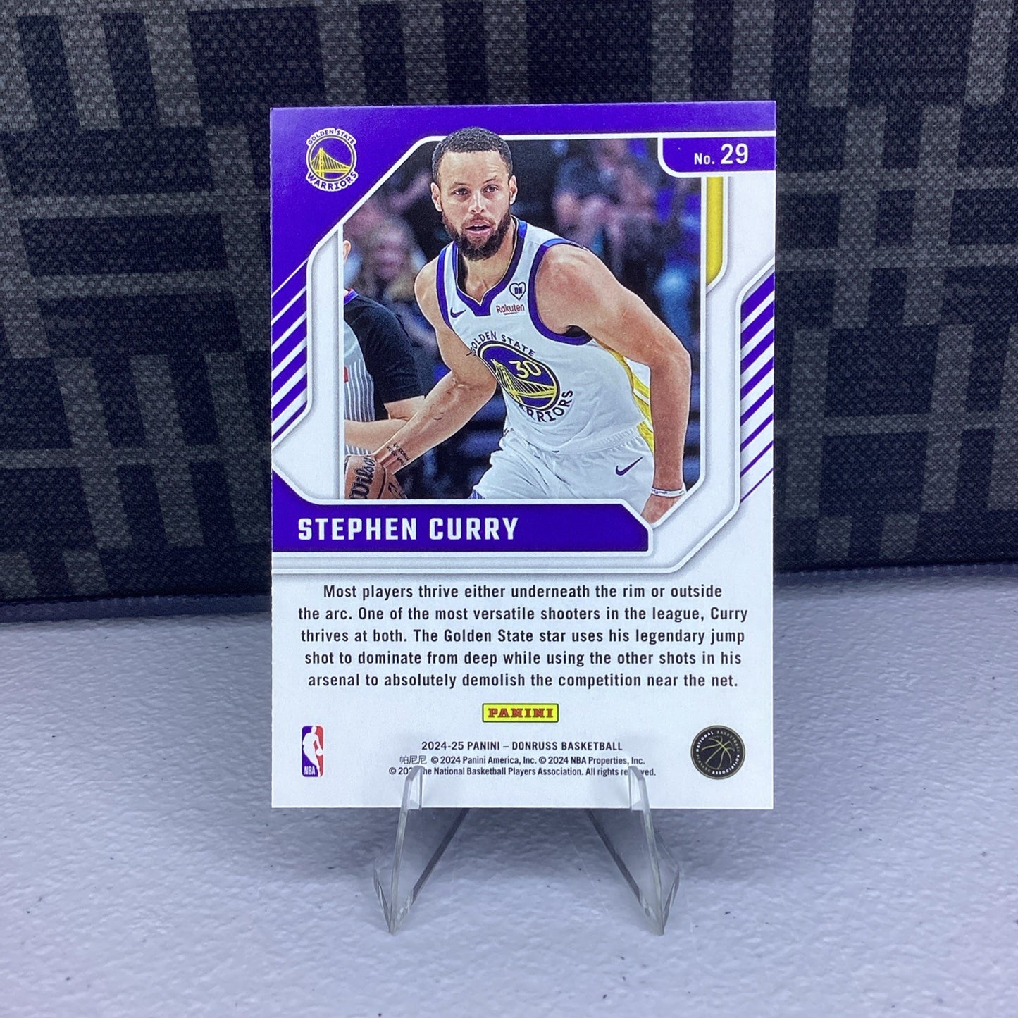 2024-25 Donruss Stephen Curry Franchise Features #29 Golden State Warriors