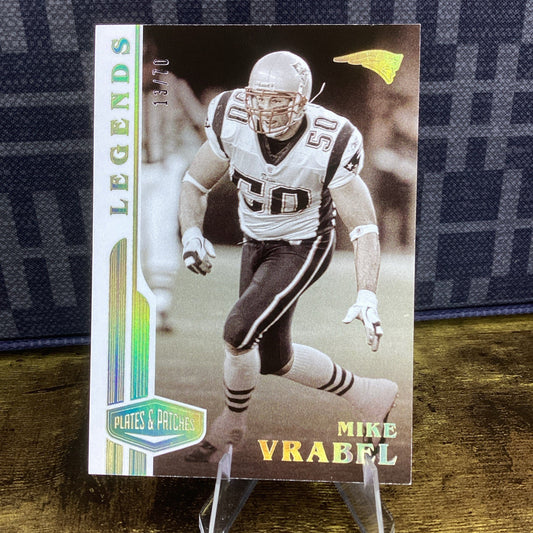 2020 Panini Plates & Patches - Legends #111 Mike Vrabel /70
