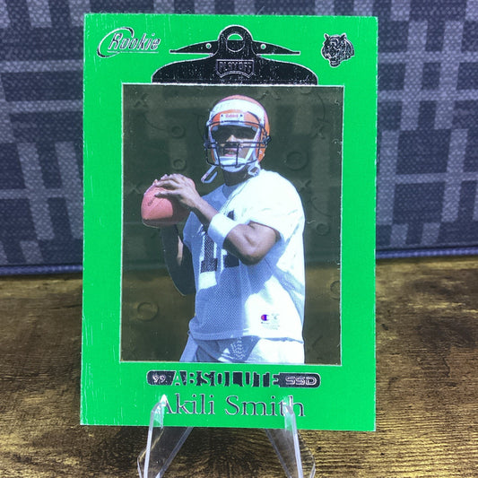 1999 Playoff Absolute SSD #163 Akili Smith GREEN Cincinnati Bengals